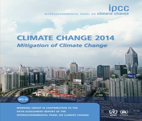 Intergovernmental Panel on Climate Change (IPCC) releases third and final part of the fifth Assessment report: Mitigation of Climate Change